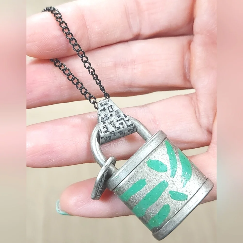 Anthropologie Antiqued Boho Faux Lock Ornament RARE